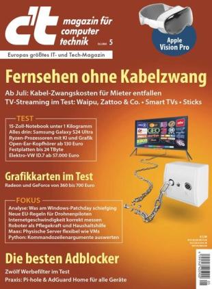 c't Magazin fur Computertechnik - 23 Februar 2024