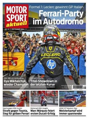 Motorsport aktuell - 3 September 2024