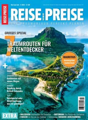 Reise & Preise - Mai-Juni-Juli 2025