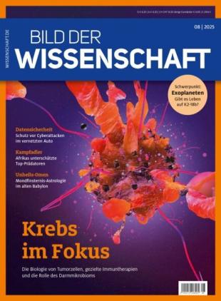 Bild der Wissenschaft - August 2025