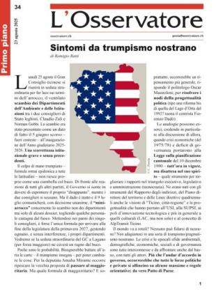 L'Osservatore - 23 Agosto 2025