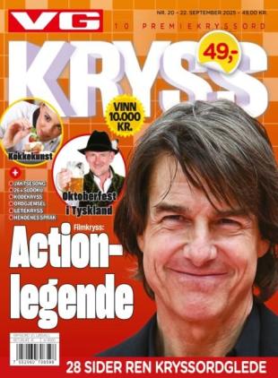 VG Kryssord - 22 September 2025