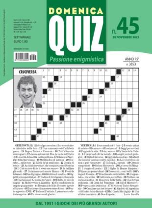 Domenica Quiz - 20 Novembre 2025