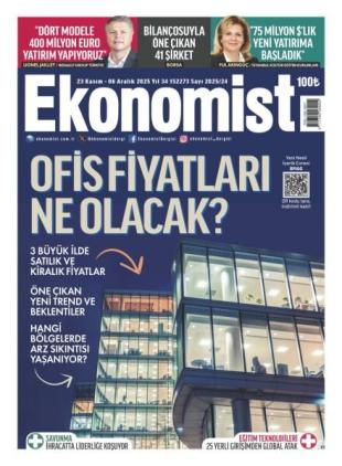 Ekonomist Turkiye - 22 Kasim 2025