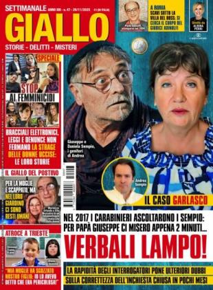 Giallo - 26 Novembre 2025