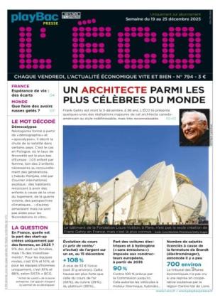 L'eCO - 19 Decembre 2025