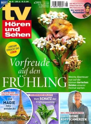 TV Horen und Sehen - 20 Februar 2026