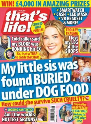 that's life! UK - 26 February 2026