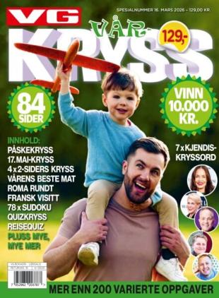 VG Kryssord - 16 Mars 2026