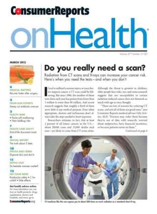 Consumer Reports on Health - March 2015