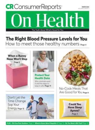 Consumer Reports on Health - March 2020