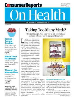 Consumer Reports on Health - October 2016
