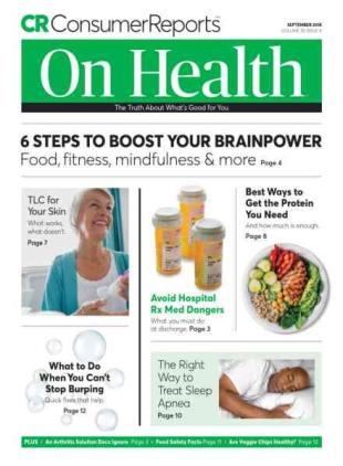 Consumer Reports on Health - September 2018
