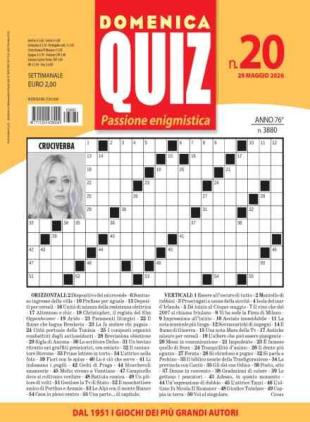 Domenica Quiz - 28 Maggio 2026