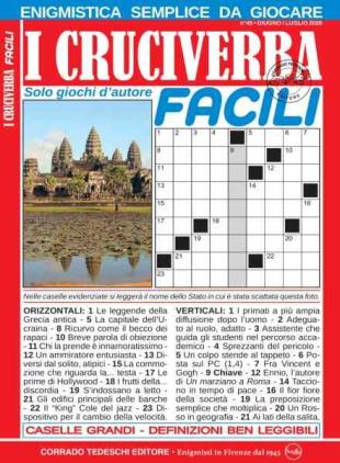 I Cruciverba Facili - Giugno-Luglio 2026