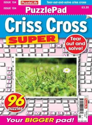PuzzleLife PuzzlePad Criss Cross Super - May 2026