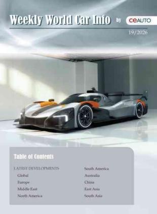 Weekly World Car Info - 9 May 2026