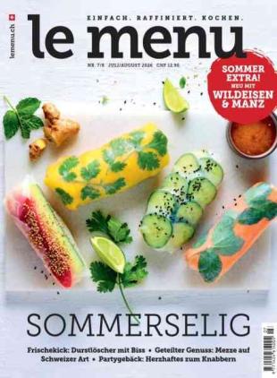 le menu - Juli-August 2026