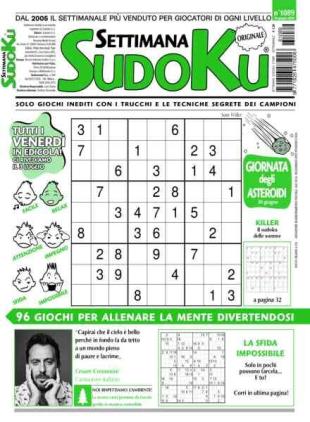 Settimana Sudoku - 26 Giugno 2026