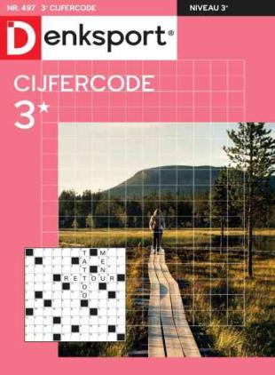 Denksport Cijfercode 3 - 2 September 2026