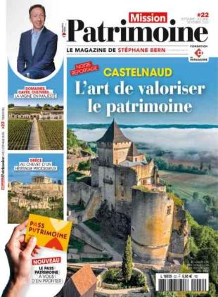 Mission Patrimoine - Septembre-Octobre-Novembre 2026