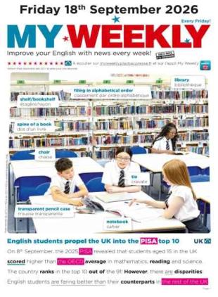 My Weekly fr - 18 Septembre 2026