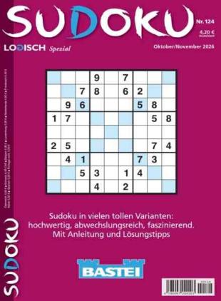Sudoku Logisch Spezial Nr 124 - Oktober-November 2026