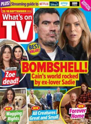 What's on TV - 8 September 2026