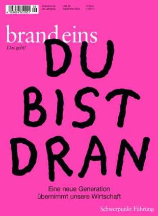Brand Eins - September 2026