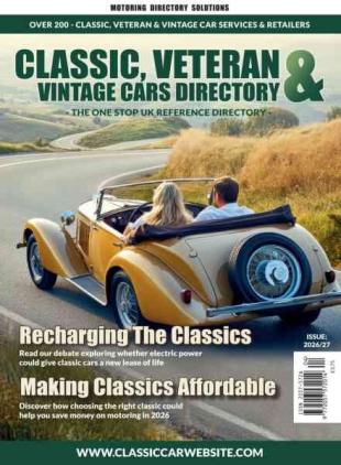 Classic Veteran & Vintage Car Directory - 2026-2027