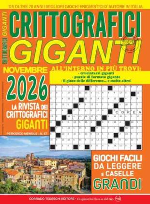 Crittografici Giganti - Novembre 2026