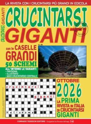 Crucintarsi Giganti - 9 Ottobre 2026