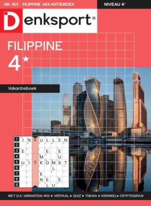 Denksport Filippine 4 Vakantieboek - 14 Oktober 2026