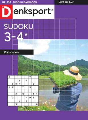 Denksport Sudoku 3-4 kampioen - 21 Oktober 2026