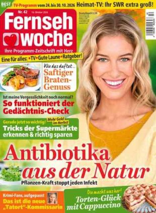 Fernsehwoche - 16 Oktober 2026