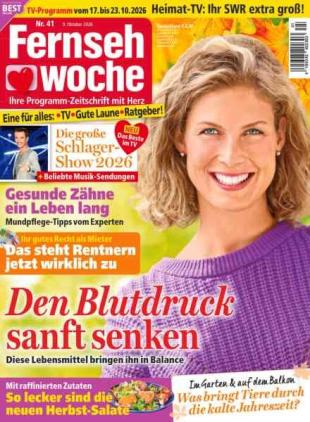 Fernsehwoche - 9 Oktober 2026