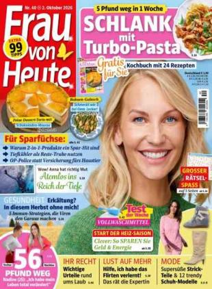 Frau von Heute - 2 Oktober 2026