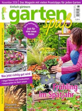 Gartenspass - November 2026