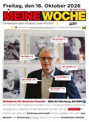 Meine Woche - 15 Oktober 2026