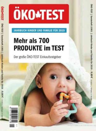 Okotest - Jahrbuch Kinder und Familie fur 2019