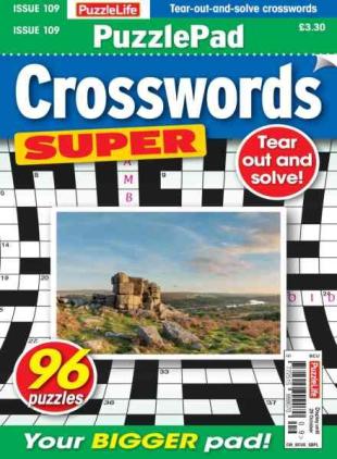 PuzzleLife PuzzlePad Crosswords Super - October 2026