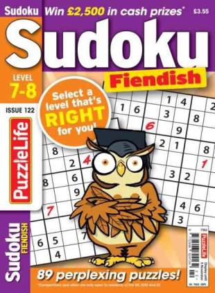PuzzleLife Sudoku Fiendish - October 2026