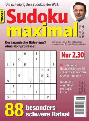 Sudoku Maximal - Nr 5 2026