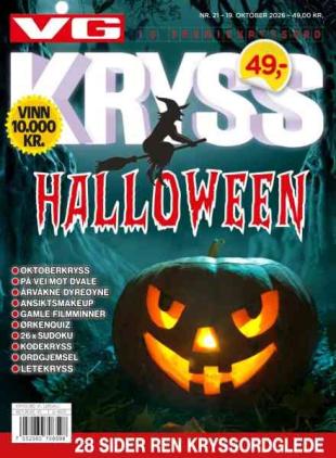 VG Kryssord - 19 Oktober 2026