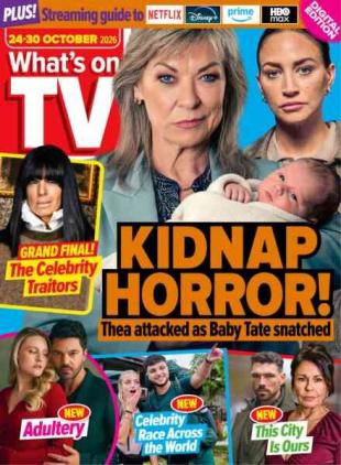 What's on TV - 24 October 2026